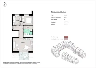 Visual presentation of the listing
