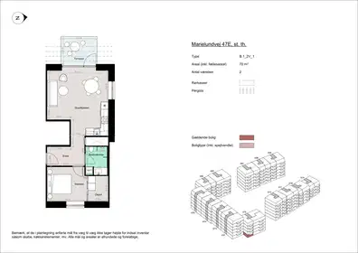Visual presentation of the listing