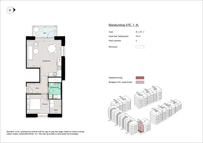 Visual presentation of the listing