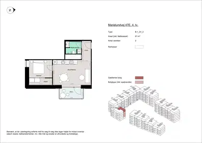 Visual presentation of the listing