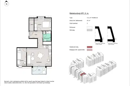 Visual presentation of the listing
