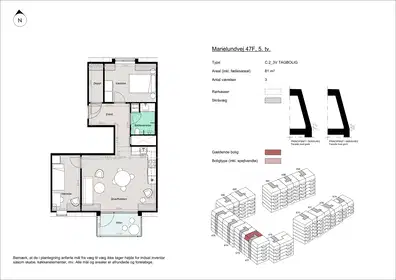 Visual presentation of the listing