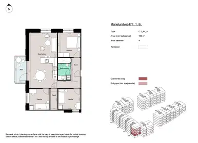 Visual presentation of the listing