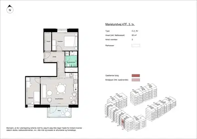 Visual presentation of the listing
