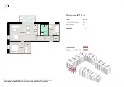 Visual presentation of the listing