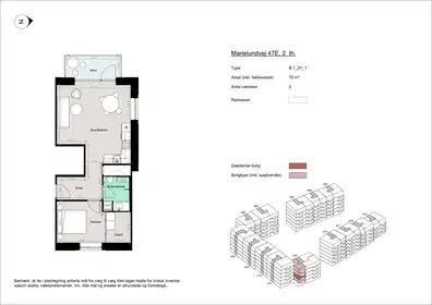 Visual presentation of the listing