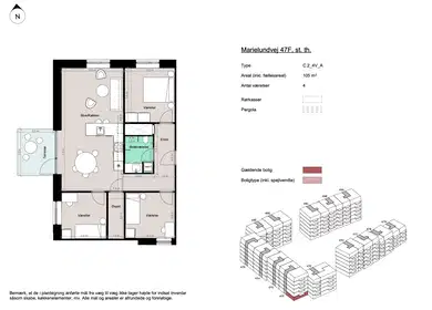 Visual presentation of the listing