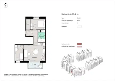 Visual presentation of the listing