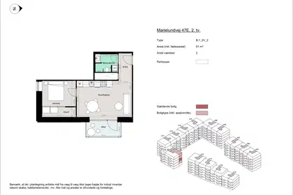 Visual presentation of the listing