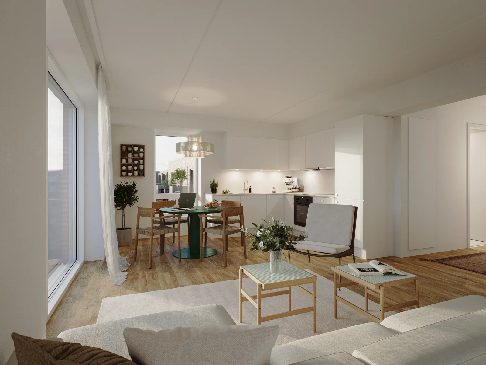 apartment New 2-room apartment in green surroundings in Herlev