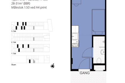 Visual presentation of the listing