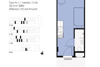 Visual presentation of the listing