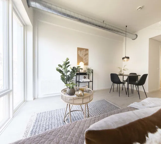 apartment Lys 1-værelses bolig med metro og fællesfaciliteter