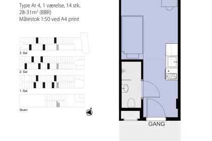 Visual presentation of the listing