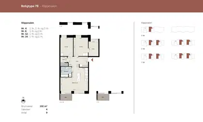 Visual presentation of the listing
