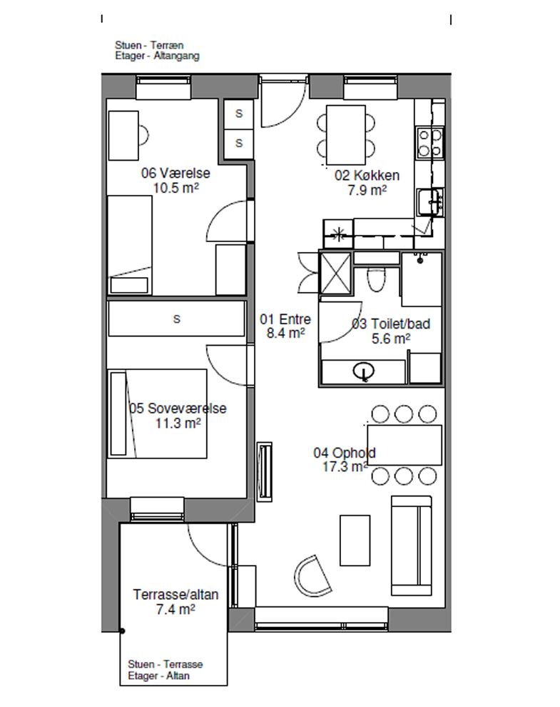 Visual presentation of the listing