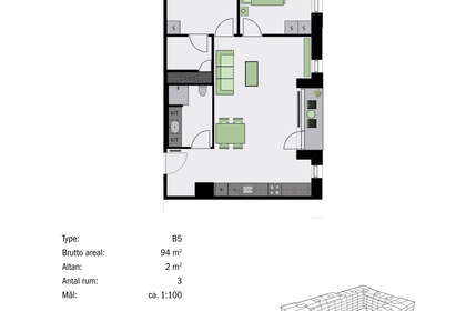 Visual presentation of the listing