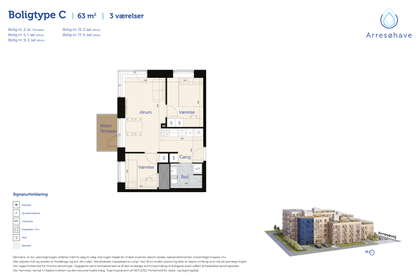 Visual presentation of the listing