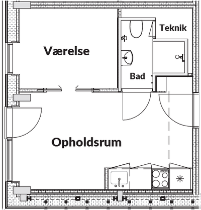 2-værelseslejlighed med central beliggenhed på Amager - Uplandsgade, København S - 4