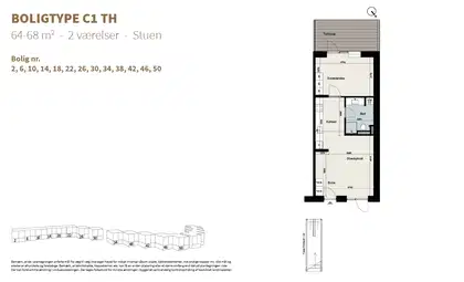Visual presentation of the listing