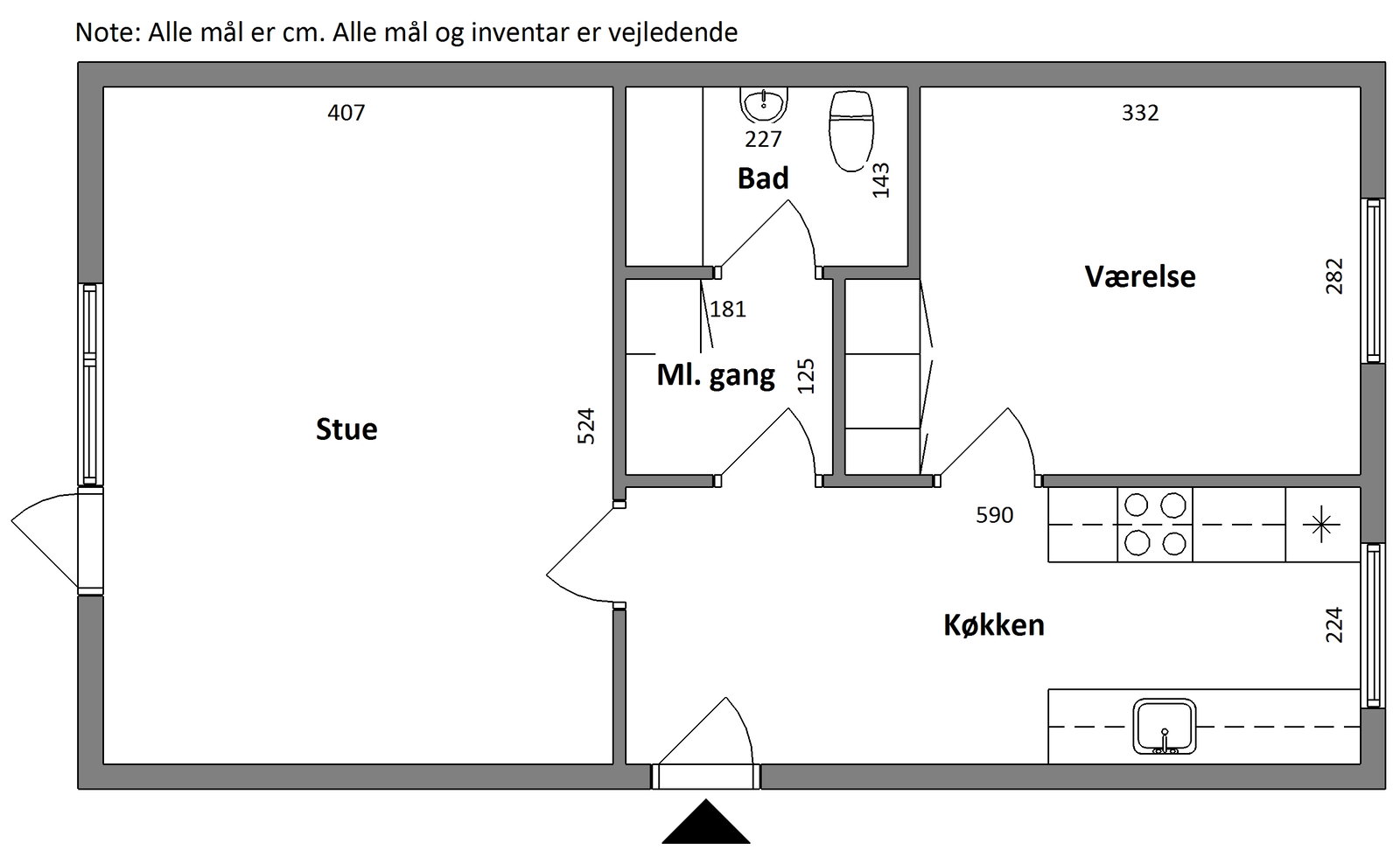 Visual presentation of the listing