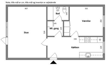 Visual presentation of the listing