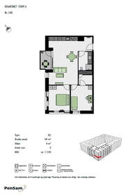 Visual presentation of the listing
