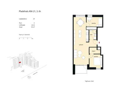 Visual presentation of the listing