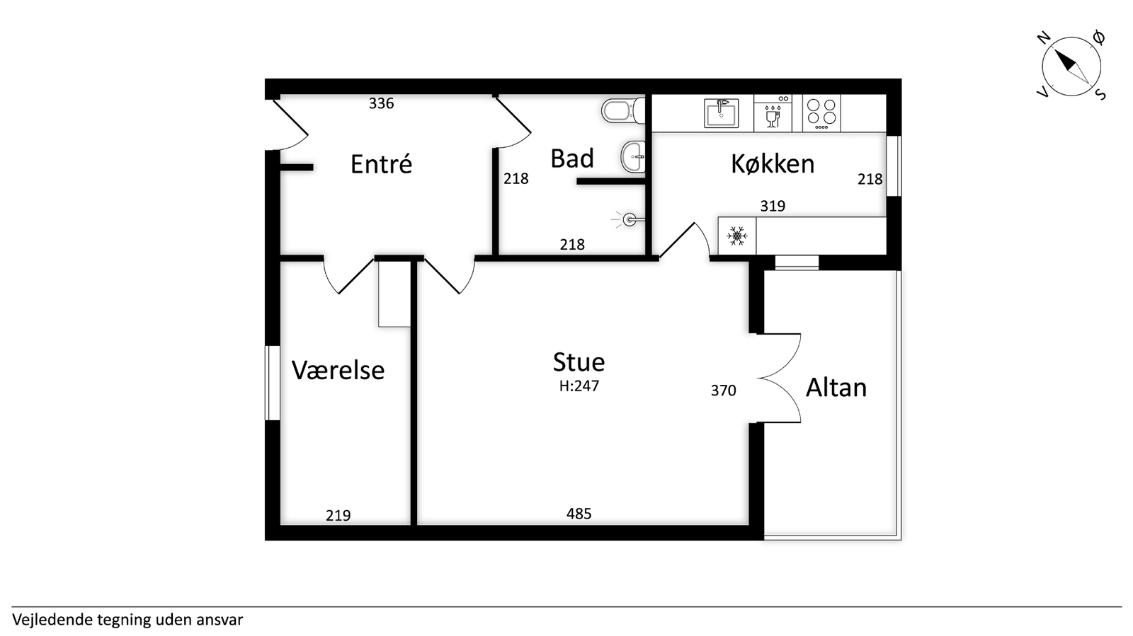 Visual presentation of the listing