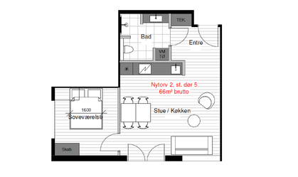 Visual presentation of the listing