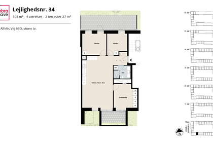 Visual presentation of the listing