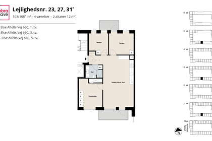 Visual presentation of the listing