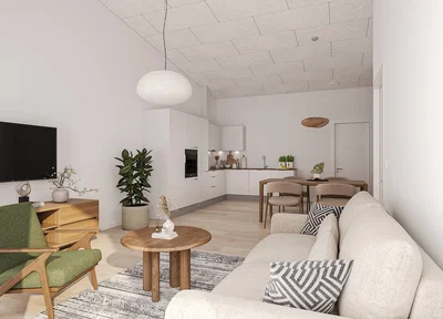 Bolig med åbent køkken-alrum og terrasse - Marie Kjærs Vej, Vejle Øst - 1