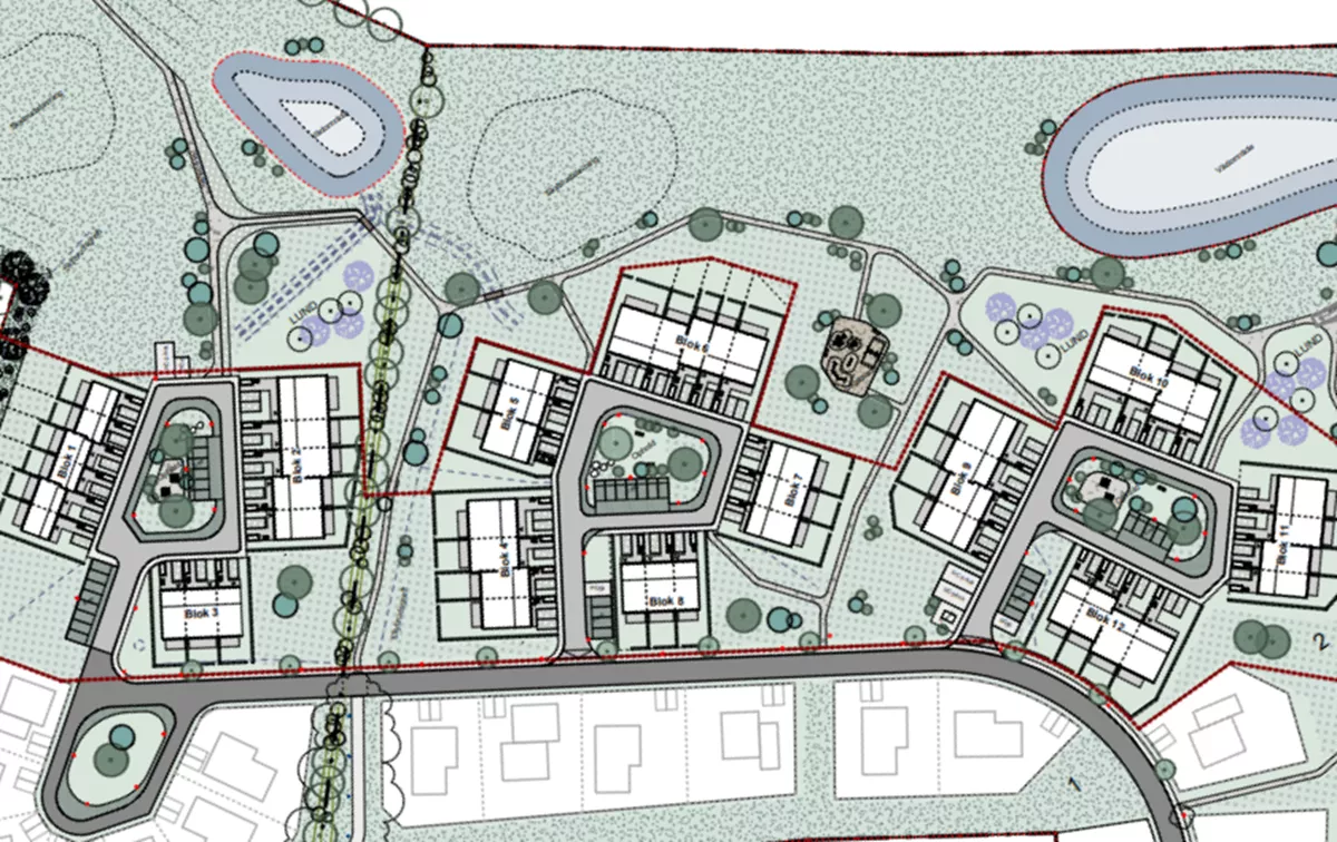 townhouse Bolig med terrasse og to værelser