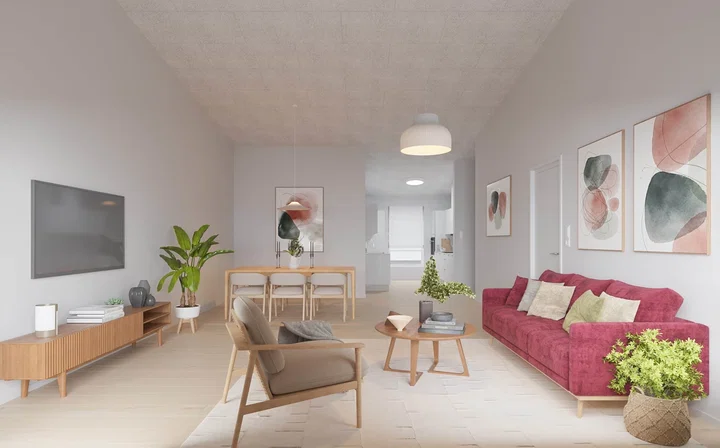 Åbent køkken-alrum med terrasse - Marie Kjærs Vej, Vejle Øst - 0