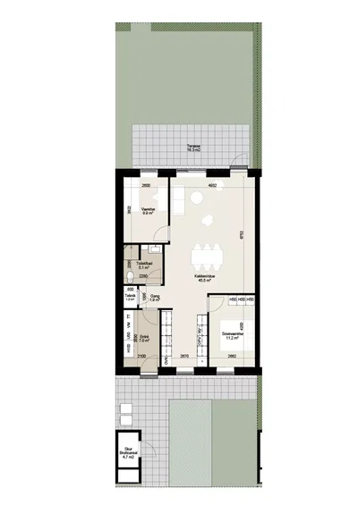 Modern Home with Terrace and Extra Room - Marie Kjærs Vej, Vejle Øst - 4