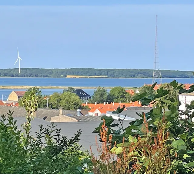 house Moderne møbleret villa med udsigt over by og fjord