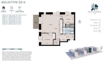 Visual presentation of the listing
