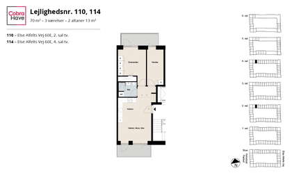 Visual presentation of the listing