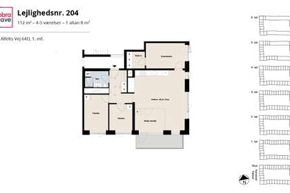 Visual presentation of the listing