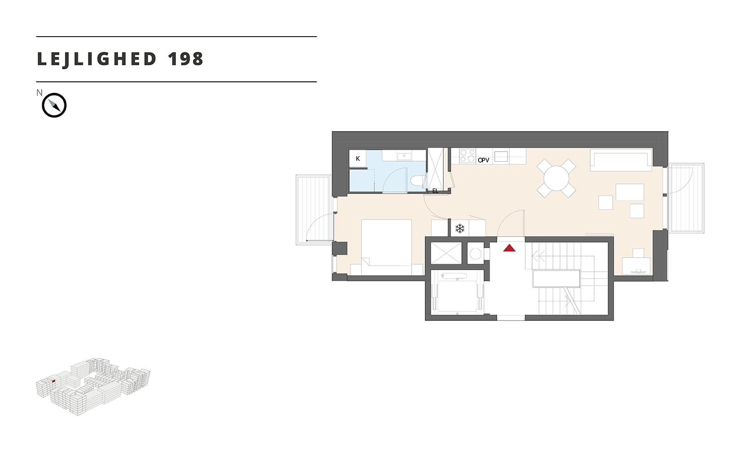 Visual presentation of the listing