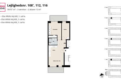 Visual presentation of the listing
