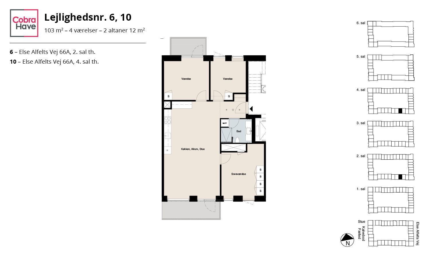 Visual presentation of the listing