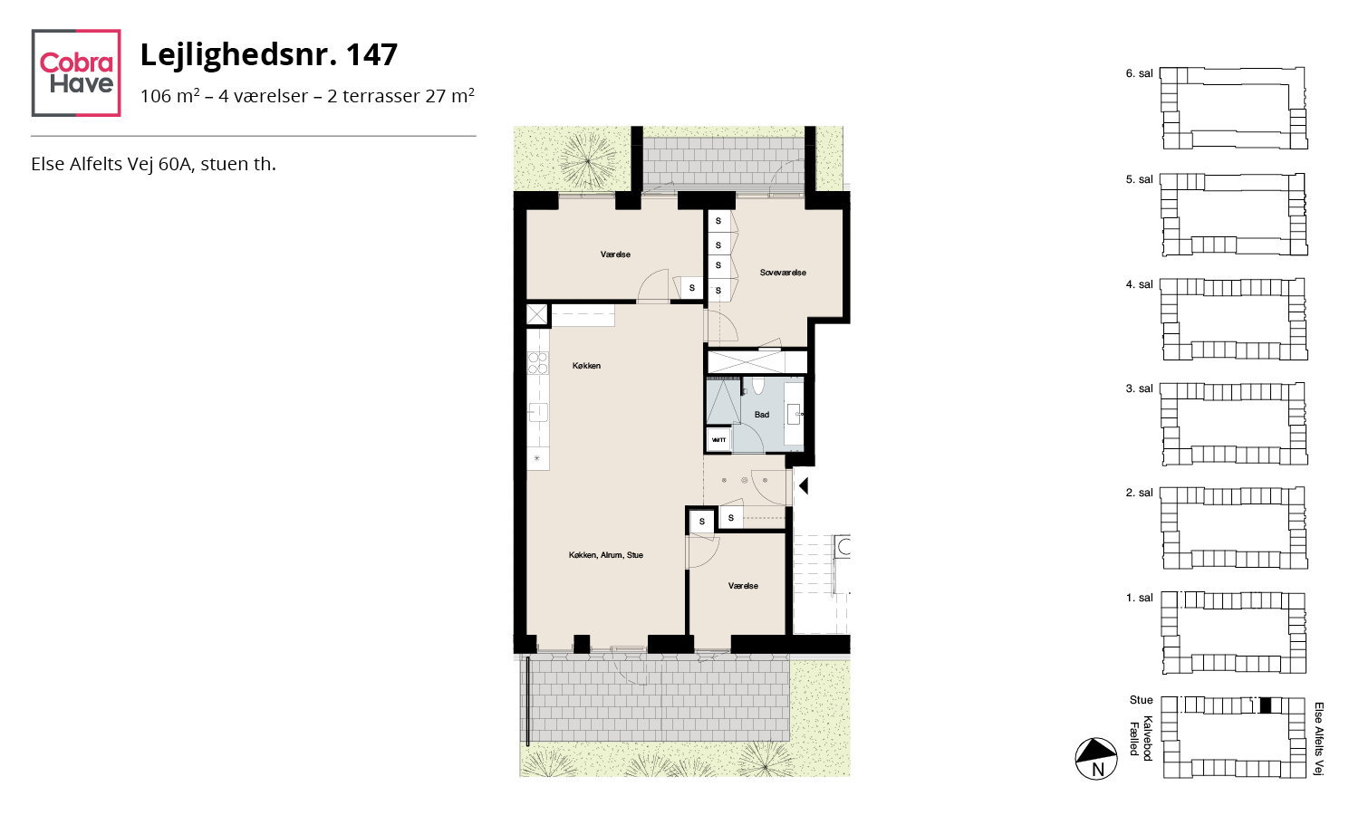 Visual presentation of the listing