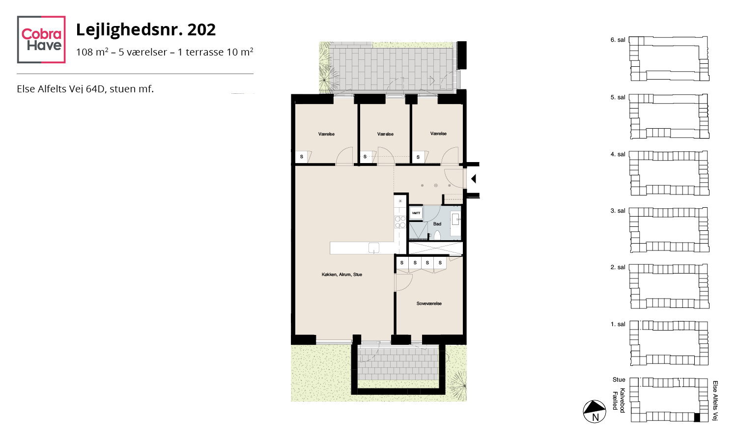 Visual presentation of the listing