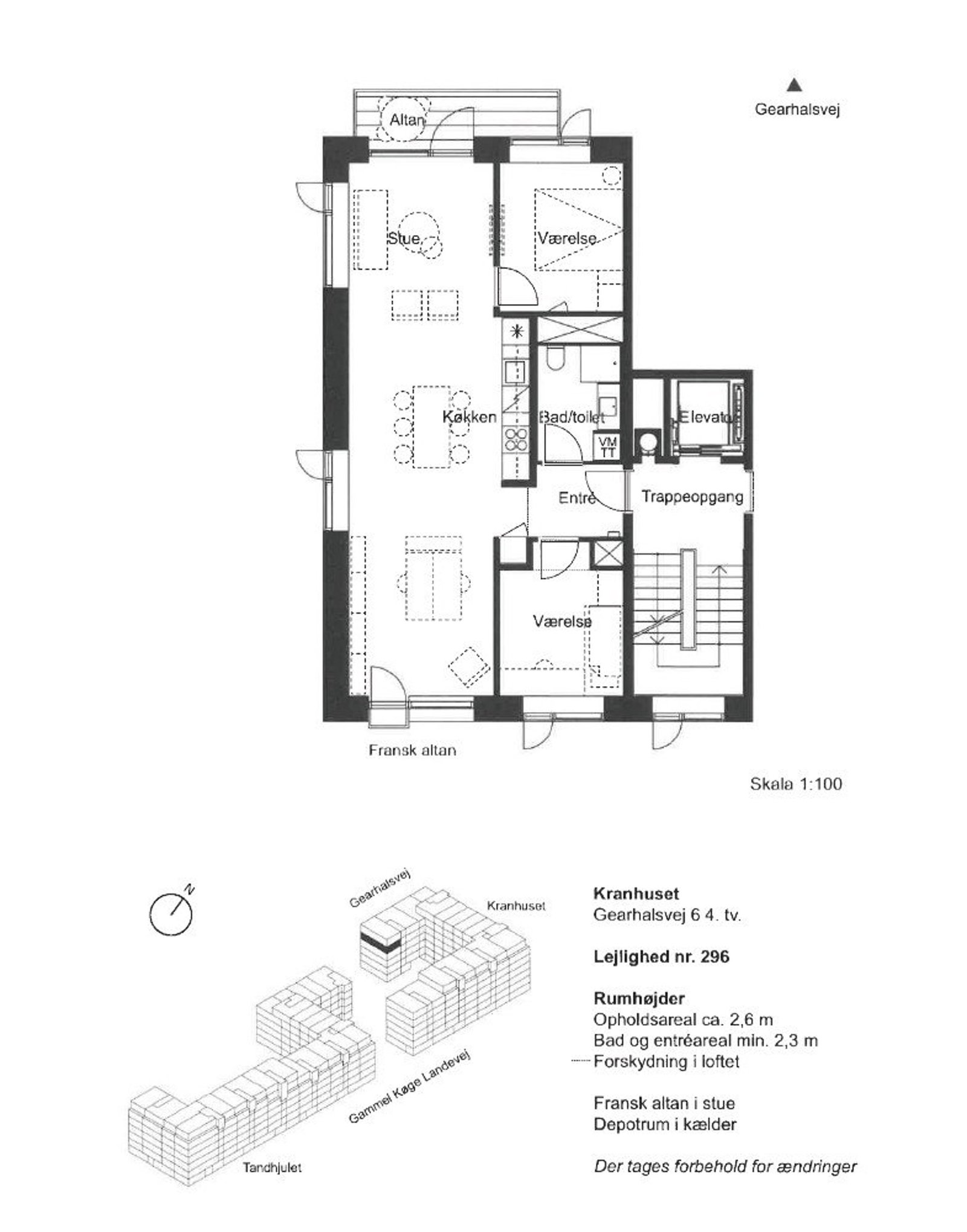 Visual presentation of the listing