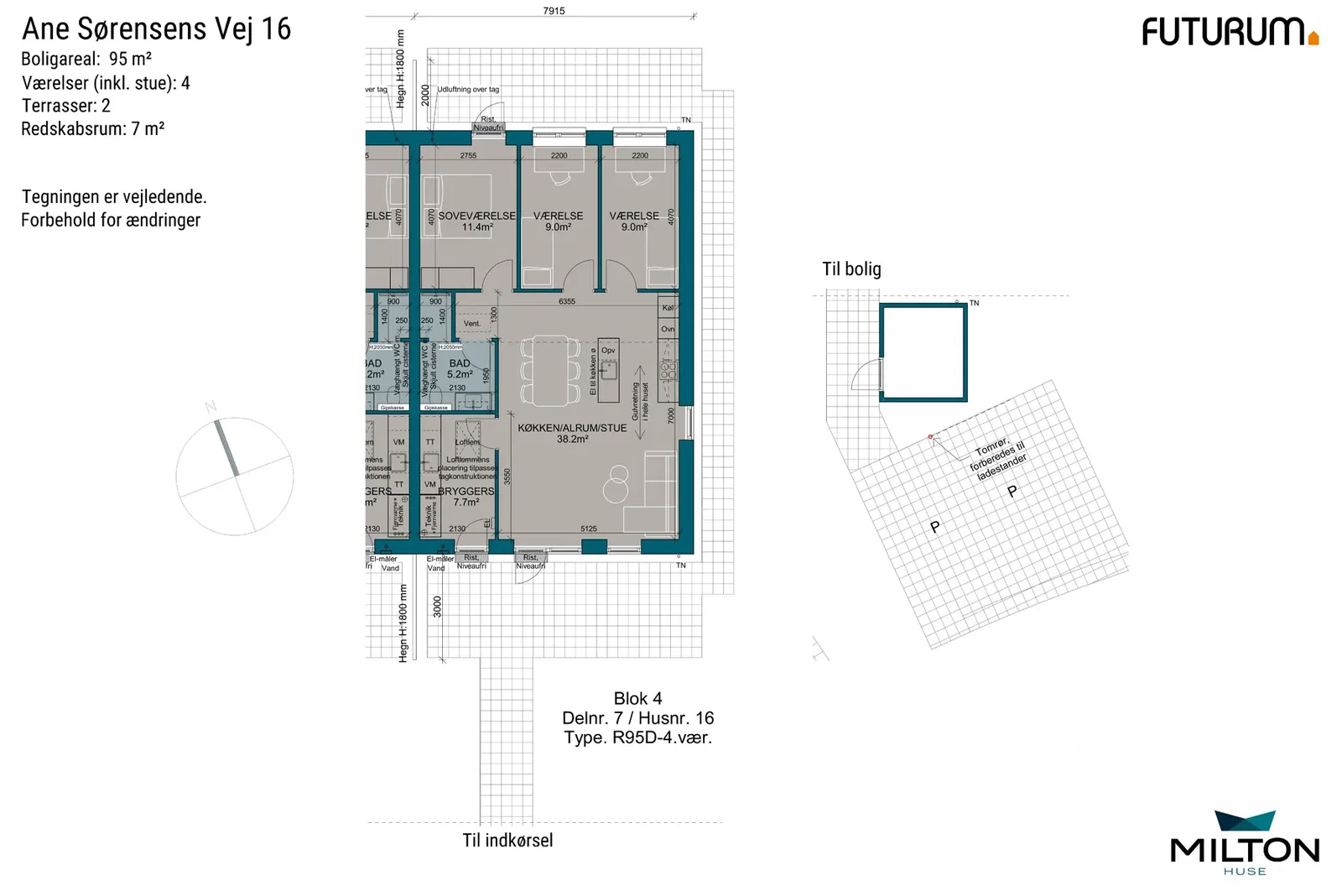 Visual presentation of the listing