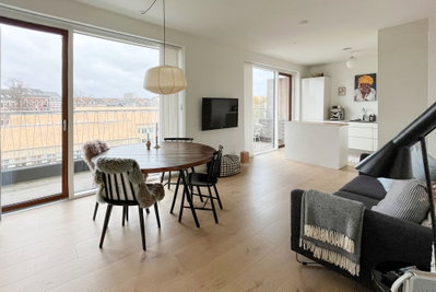 Lækker 3-vær. lejlighed med flot udsigt - Nørrebrogade, Aarhus C - 1