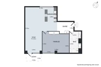 Visual presentation of the listing