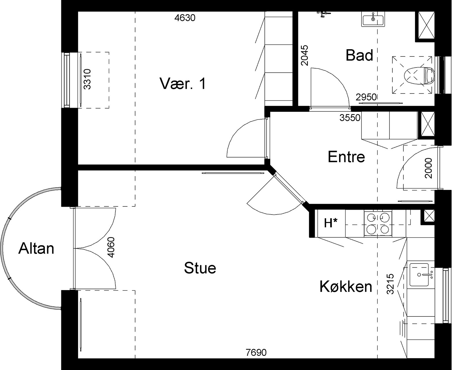 Visual presentation of the listing